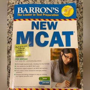 Barron new MCAT book used
